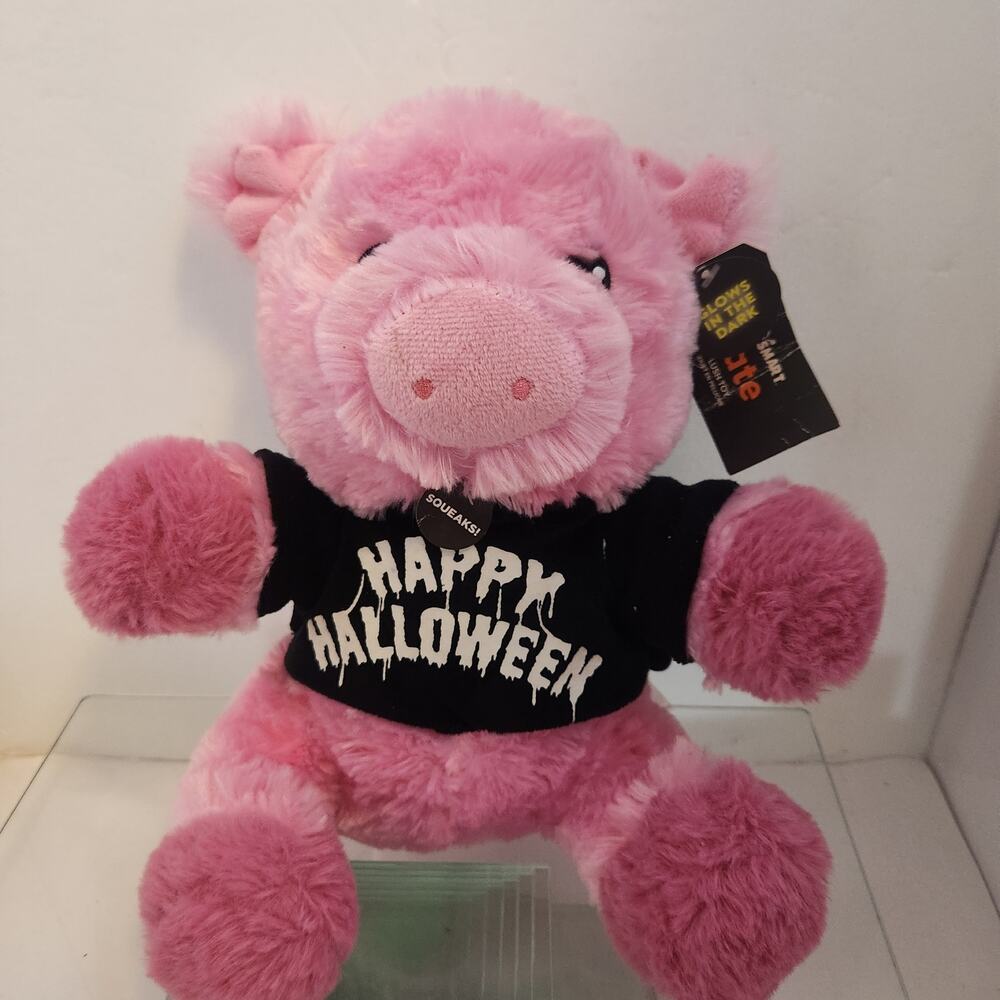 NWT Pet smart glow in the dark squeak piggy